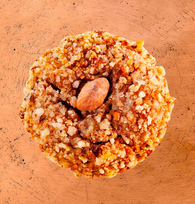 Macaron oriental artisanal fondant aux amandes, noix et noisettes, pâtisserie marocaine