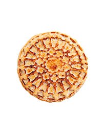 Sablé Granada doré motif étoile 18 branches – gâteau andalou aux agrumes et amandes, Maison houry