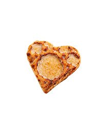 Détail du sablé SÉVILLA, cœur fondant à la mandarine et pâte moelleuse aux amandes