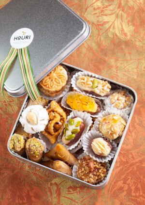 Coffret Beldi Grande Taille Maison houry – 24 pâtisseries marocaines authentiques pour partager