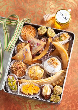 Coffret Royal Maison houry – assortiment de gâteaux marocains et andalous artisanaux